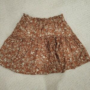 Zara Floral Girls Skirt, Size 11-12- NWOT